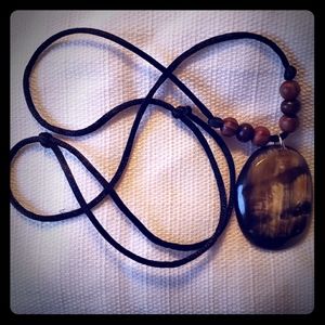 Cow Horn Pendant Necklace